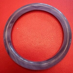 Purple Jade Bangle Bracelet
